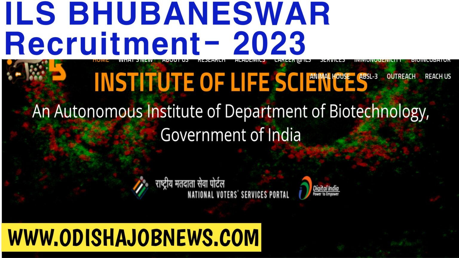 ILS Bhubaneswar Recruitment 2023- Apply For Various Posts » Odisha Job News